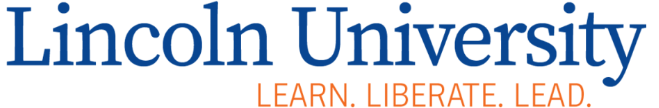 Lincoln University Learn. Liberate. Lead logo