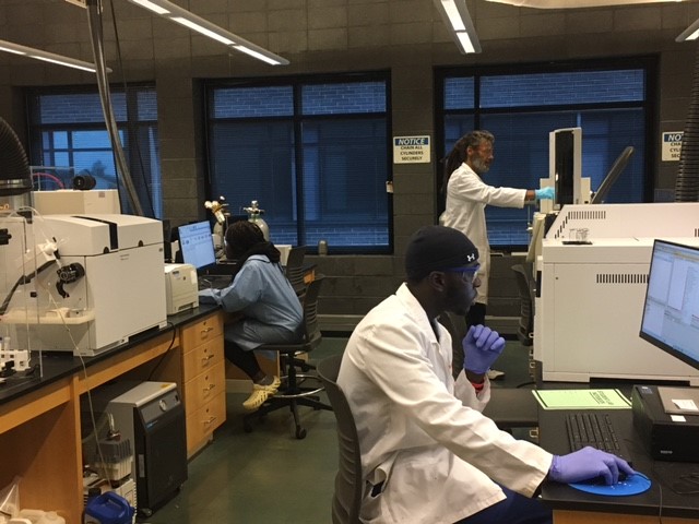 Students in laboratory